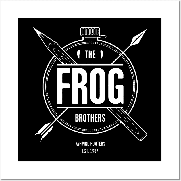 Frog Brothers Wall Art by zakytuntun